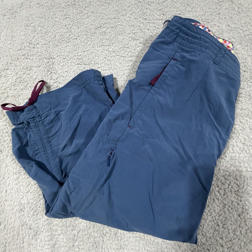 Eddie Bauer First Ascent Capri Pants Womens Size 6 Blue Hiking Quick Dry Outdoor